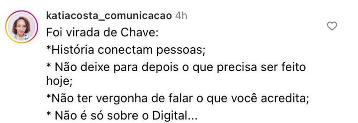 Depoimento de participante
